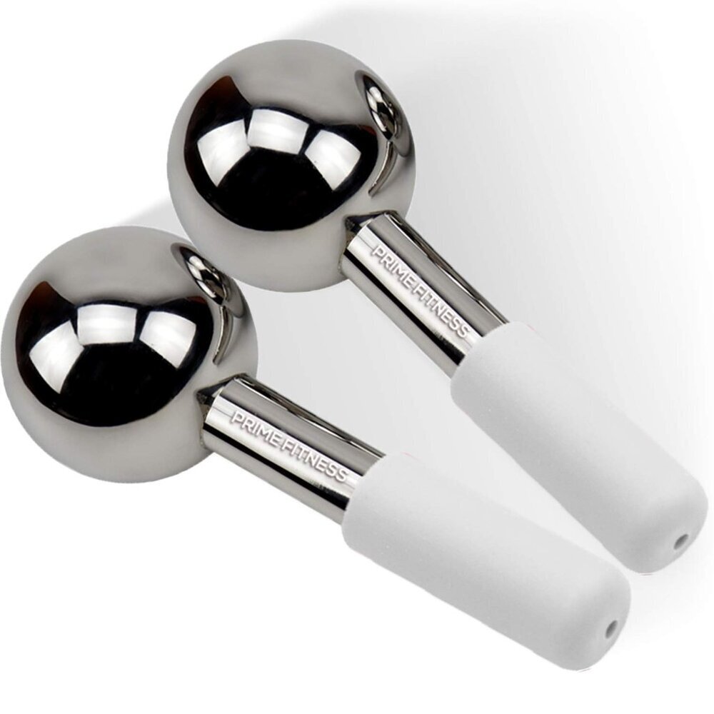 Ice Globes for Facials | Unbreakable Steel Cooling Roller | Cryo Sticks for Face
